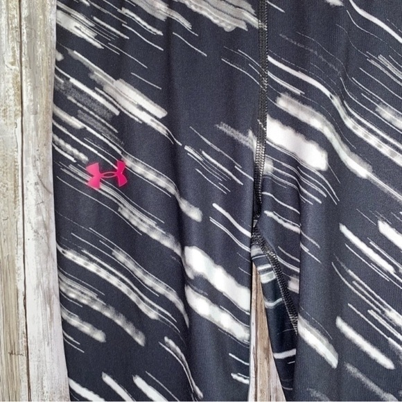 Under Armor Kids Pink Banded Leggings - Picture 3 of 5